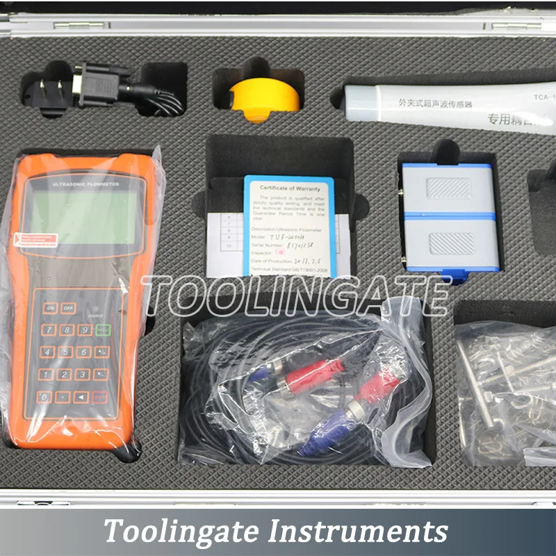 TUF-2000H digital liquid ultrasonic flow meter with TS-2 / TM-1 (DN15-700mm) clamp-on type transducers original flowmeters
TUF-2000H digital liquid ultrasonic flow meter with TS-2 / TM-1 (DN15-700mm) clamp-on type transducers original flowmeters