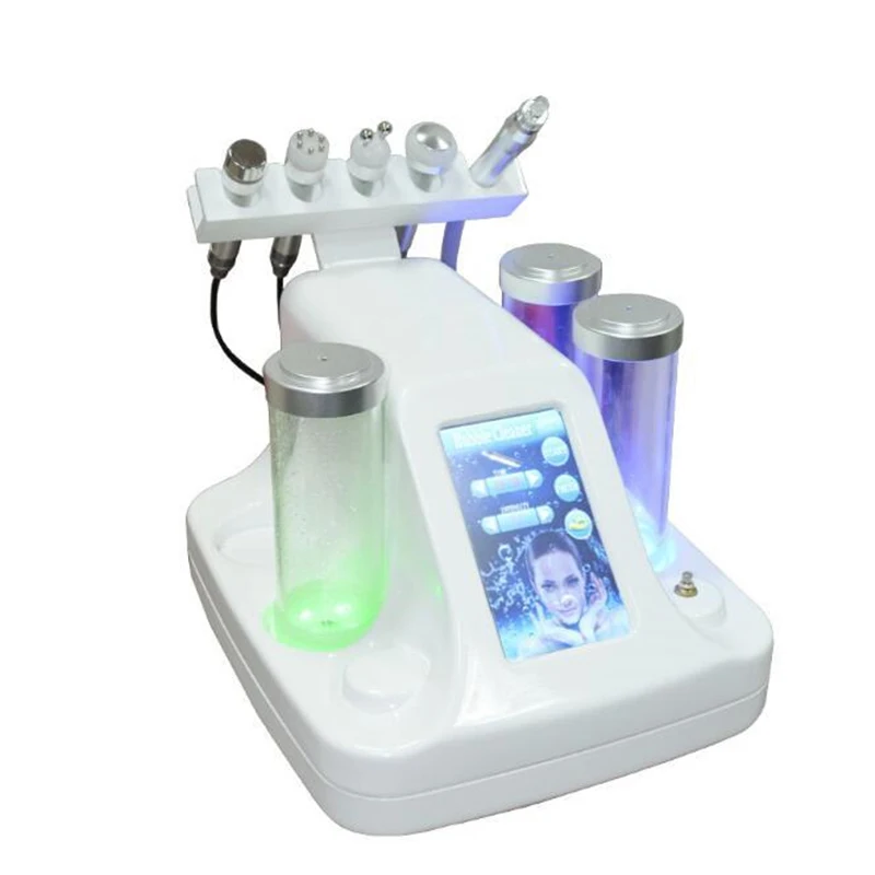 

5 in 1 Hydra Dermabrasion Aqua Peel Clean Skin Care BIO Light RF Vacuum Face Cleaning Hydro Water Oxygen Jet Peel Machine
