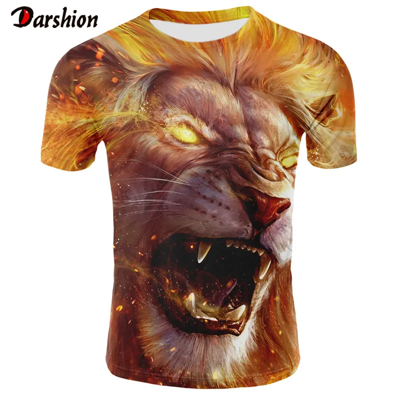 Men Tops 2019 Summer Lion 3D Men's T-shirt Fashion Animal Print T-Shirt Men Casual Cat Short-Sleeve Tee Shirt Homme 4XL
Men Tops 2019 Summer Lion 3D Men's T-shirt Fashion Animal Print T-Shirt Men Casual Cat Short-Sleeve Tee Shirt Homme 4XL