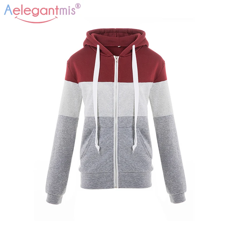 Aelegantmis Autumn Winter New Women Zipper Hooded Sweatshirt Ladies Fashion Fleece Thick Hoodies Long Sleeve Casual Coat
Aelegantmis Autumn Winter New Women Zipper Hooded Sweatshirt Ladies Fashion Fleece Thick Hoodies Long Sleeve Casual Coat