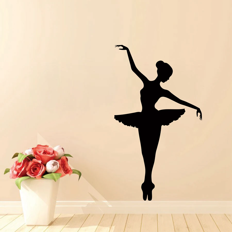 Vinyl Wall Decal Ballet Dancing Ballerina Ballroom Concert Stars Stickers g943 