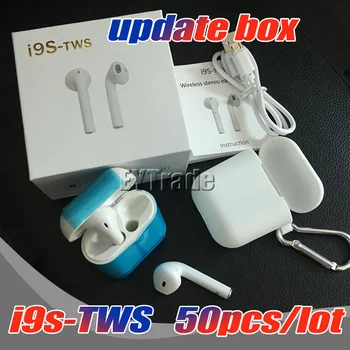 50PCS/Lot I9S TWS Wireless Earphone Portable Bluetooth Headset Invisible Earbud for iPhone X 8 7 Mobile Android Xiaomi Free DHL
50PCS/Lot I9S TWS Wireless Earphone Portable Bluetooth Headset Invisible Earbud for iPhone X 8 7 Mobile Android Xiaomi Free DHL