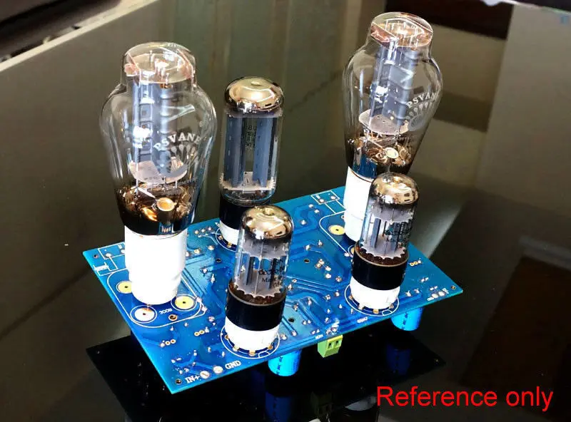 Фото 6SN7-300B стерео вакуумный ламповый усилитель с одним концом Hi-Fi мощности DIY Kit 8 Вт | Детали для инструментов (4000587501138)
