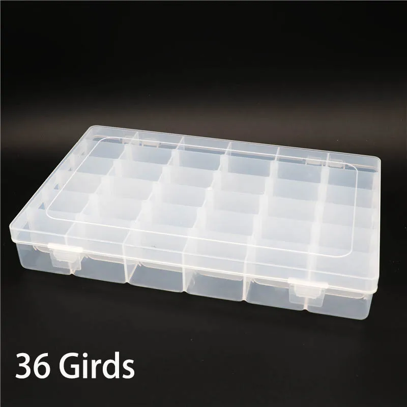 36 Compartment Storage Big Box Adjustable transparent Plastic Case for Charms Bead Rings Display Organizer Jewelry
36 Compartment Storage Big Box Adjustable transparent Plastic Case for Charms Bead Rings Display Organizer Jewelry