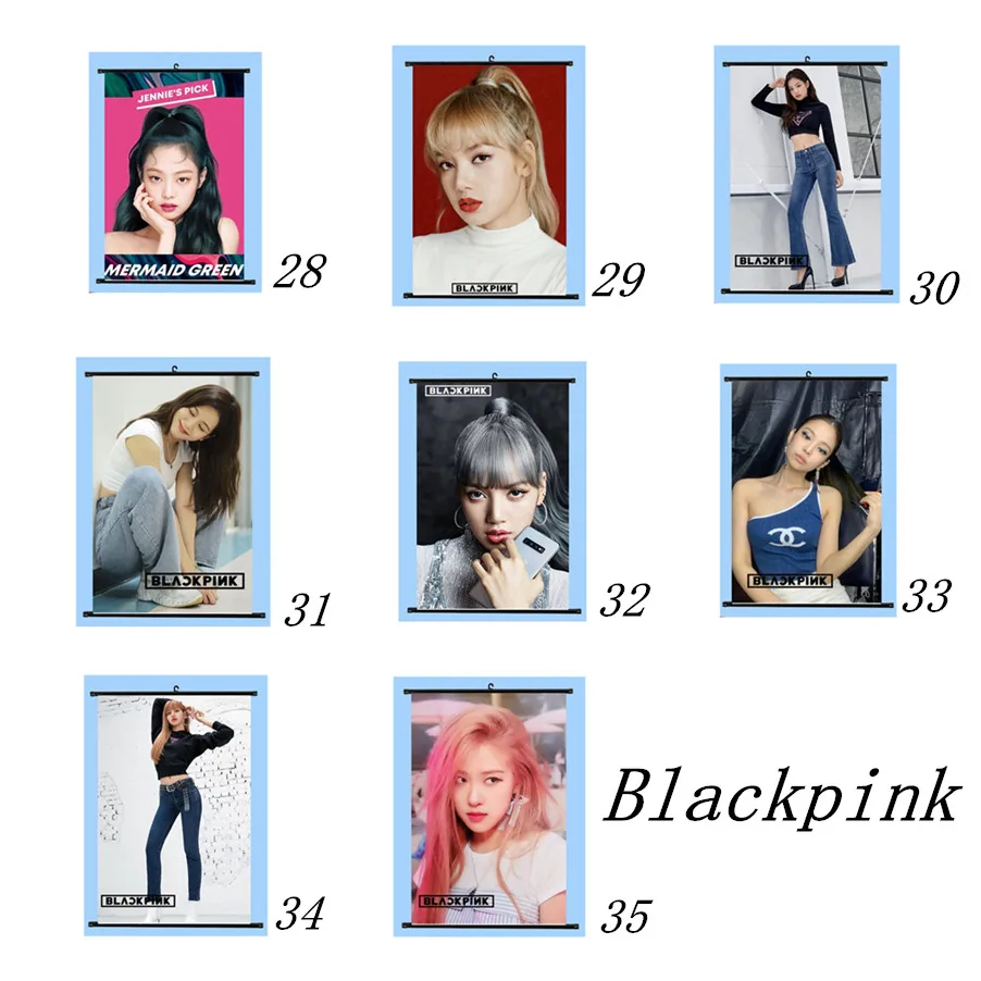 Kpop Blackpink Members Mini Wall Scroll Picture Rose Jennie Hang Up Poster Home Decor Lisa Jisoo Blink Gift
Kpop Blackpink Members Mini Wall Scroll Picture Rose Jennie Hang Up Poster Home Decor Lisa Jisoo Blink Gift