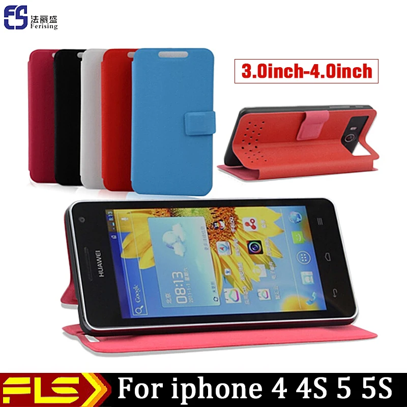 3.5 inch-4.0 inch Flip case Mobile Phone Universal Cover case For iphone 3G 3GS 4S 4G 5 5S 5C Wallet Stand with Card Holder
3.5 inch-4.0 inch Flip case Mobile Phone Universal Cover case For iphone 3G 3GS 4S 4G 5 5S 5C Wallet Stand with Card Holder