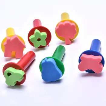 6 Pcs/Set Children Kids Toy DIY Sponge Painting Seal Tools Graffiti Brushes Drawing Accessories Art Supplies
6 Pcs/Set Children Kids Toy DIY Sponge Painting Seal Tools Graffiti Brushes Drawing Accessories Art Supplies