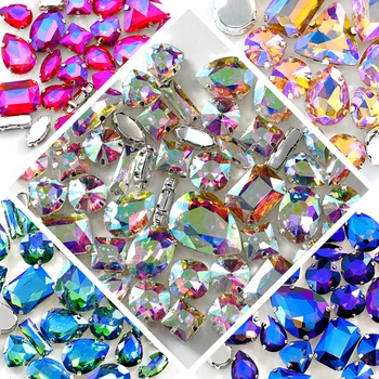 50pcs Mix Shaped Crystal AB Sew On Rhinestones With Silver Claw Flatback Glass Teardrop Sewing Stones For Cloth Jewellery B1142
50pcs Mix Shaped Crystal AB Sew On Rhinestones With Silver Claw Flatback Glass Teardrop Sewing Stones For Cloth Jewellery B1142