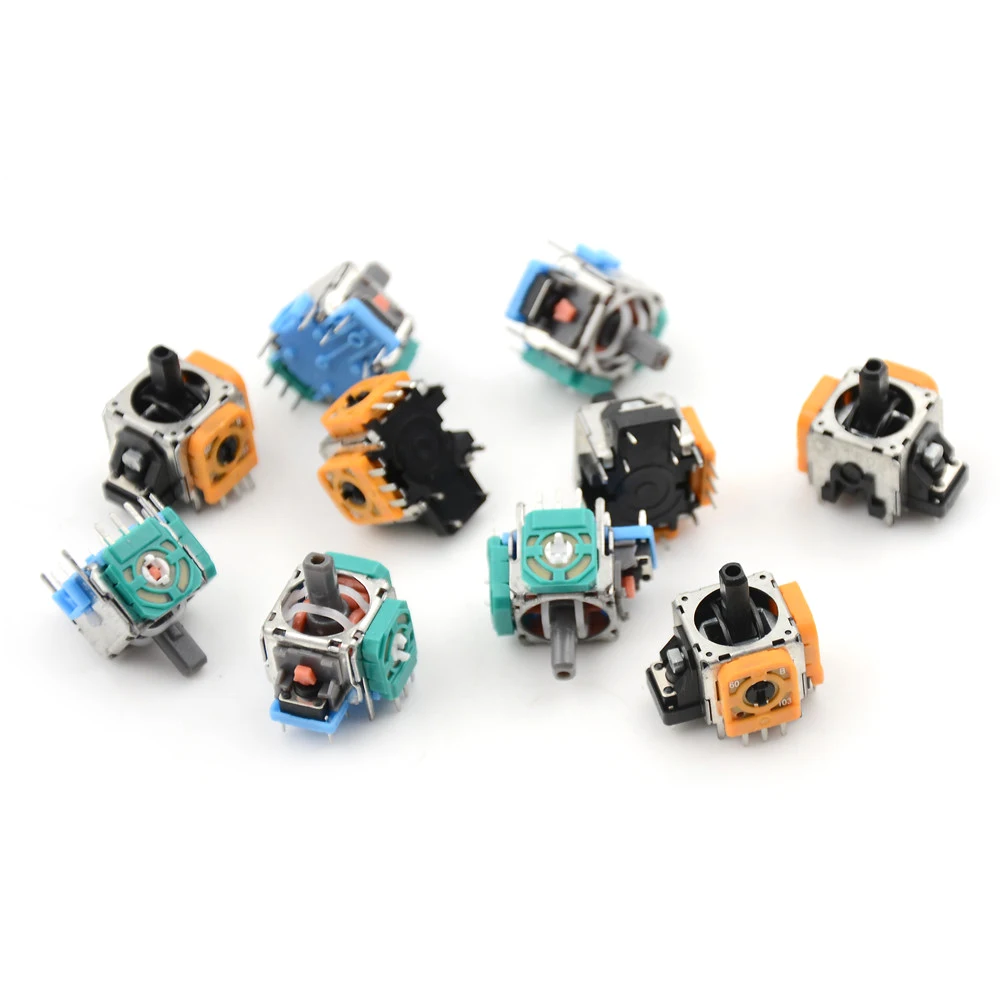5 Pcs 2Color ALPS Right / Left Joystick 3D Analog Stick Sensor for PS4 Controller Dualshock 4 repair part
5 Pcs 2Color ALPS Right / Left Joystick 3D Analog Stick Sensor for PS4 Controller Dualshock 4 repair part