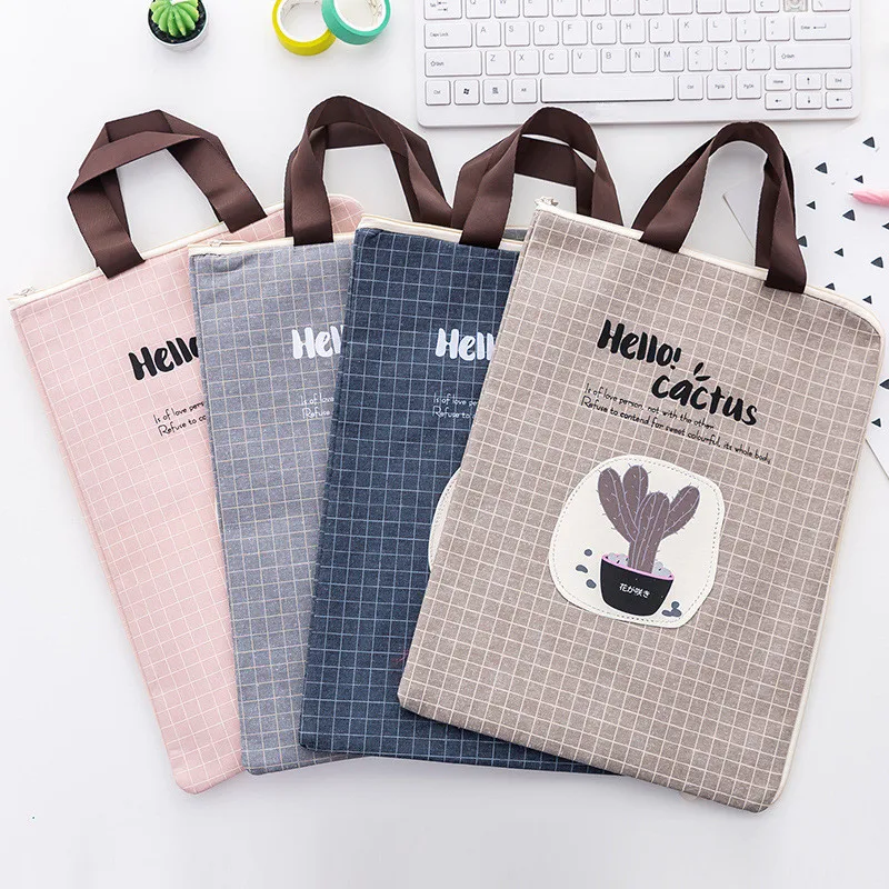 1 Pc Creative Cactus File Bag Canvas Simple Design Style Document Bag Students Stationery Filing Products School Supplies
1 Pc Creative Cactus File Bag Canvas Simple Design Style Document Bag Students Stationery Filing Products School Supplies