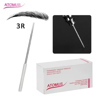 100pcs 3R Microblading Blade Laminas Para Tebori Micro Needling Needles Eyebrow Embroidery Ahujas De Micro Micro Shading
100pcs 3R Microblading Blade Laminas Para Tebori Micro Needling Needles Eyebrow Embroidery Ahujas De Micro Micro Shading
