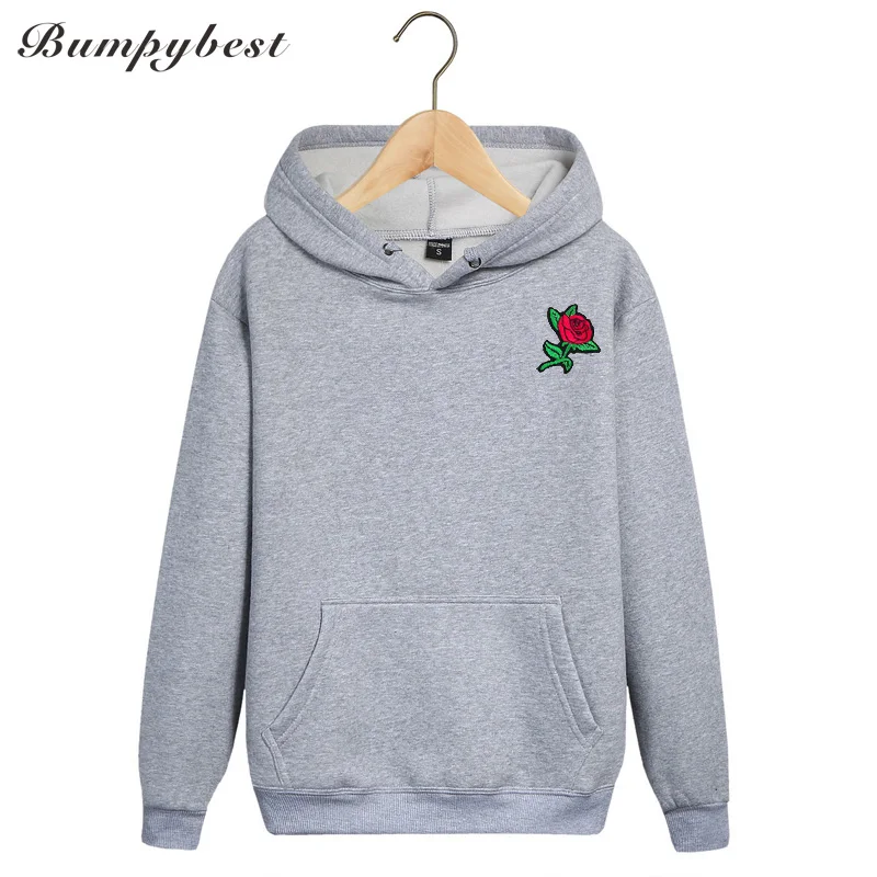 Bumpybeast 2018 autumn winter Hoodies Men's Sweatshirts Rose flower Embroidery cloth print Sweatshirts size S-2XL
Bumpybeast 2018 autumn winter Hoodies Men's Sweatshirts Rose flower Embroidery cloth print Sweatshirts size S-2XL