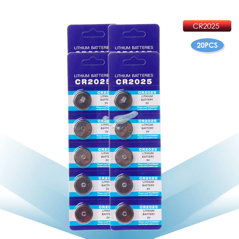 kpay 20pcs CR2025 CR 2025 3V Lithium Li-ion Button Coin Battery DL2025 BR2025 KCR2025 for remote control electronic
kpay 20pcs CR2025 CR 2025 3V Lithium Li-ion Button Coin Battery DL2025 BR2025 KCR2025 for remote control electronic