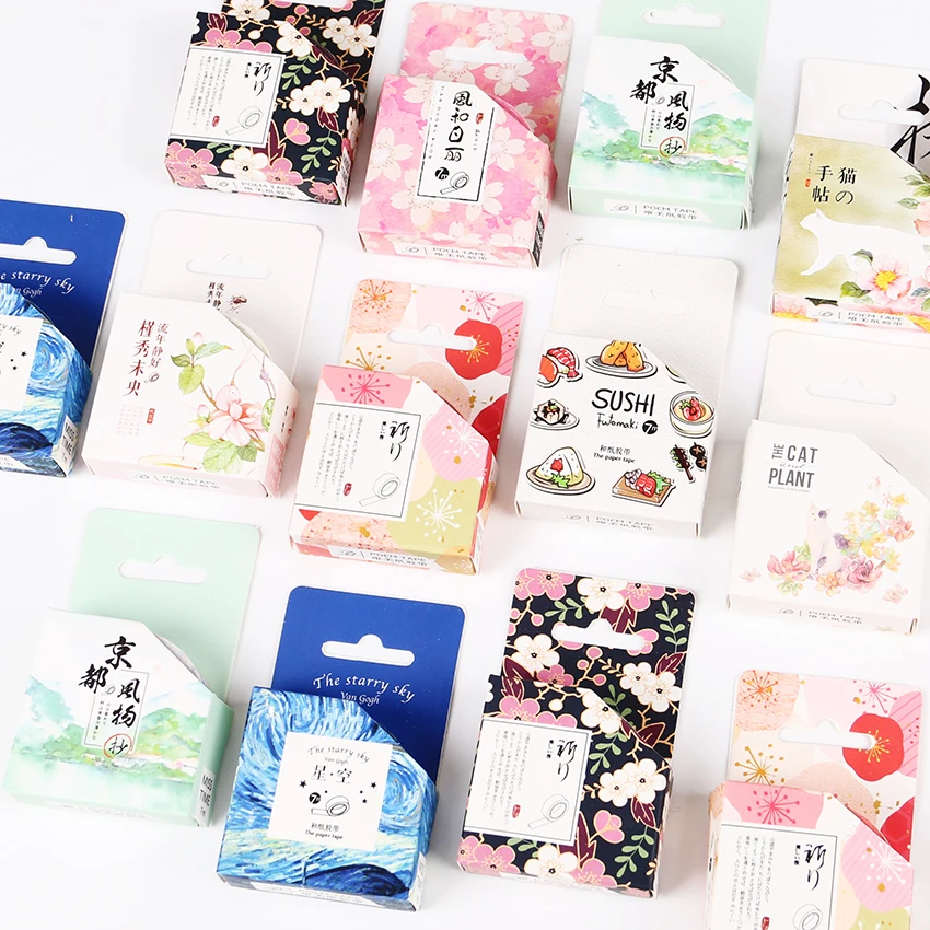 1 PC 15mmx7m Pattern Decorative Washi Tape 9 Styles Floral Animal Adhesive Masking Tape Stickers for Scrapbooking statione
1 PC 15mmx7m Pattern Decorative Washi Tape 9 Styles Floral Animal Adhesive Masking Tape Stickers for Scrapbooking statione