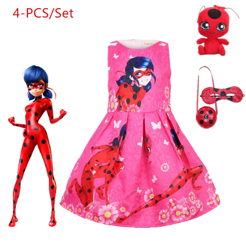 2019 NEW Ladybug Dress Baby Girls Clothes Kids Dots Birthday Party Clothing Ladybug Cosplay Costume Surprising Gift 3-10Y
2019 NEW Ladybug Dress Baby Girls Clothes Kids Dots Birthday Party Clothing Ladybug Cosplay Costume Surprising Gift 3-10Y