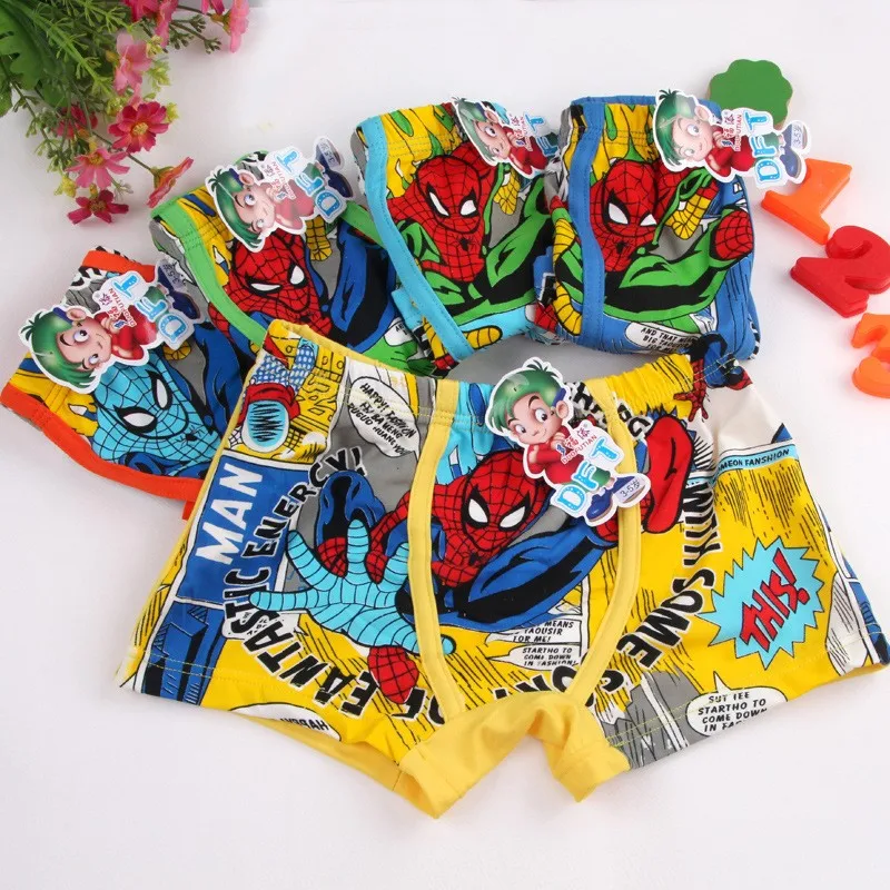 5pcs Children Boy's Spider-Man cotton Underwears Panties Milk Silk cartoon Underpants 3-11Year 10 TP01
5pcs Children Boy's Spider-Man cotton Underwears Panties Milk Silk cartoon Underpants 3-11Year 10 TP01