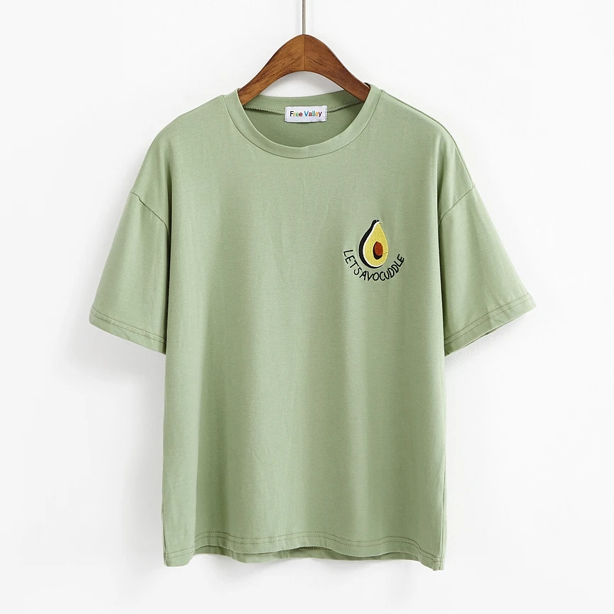 bts t shirt women 2019 harajuku korean lovely cute t-shirts embroidered butter fruit letters fashion retro kawaii t-shirt women
bts t shirt women 2019 harajuku korean lovely cute t-shirts embroidered butter fruit letters fashion retro kawaii t-shirt women