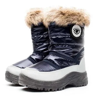 Fur collar Children's Snow Boots Boys girls plush boots casual kids winter cotton sneakers quality baby shoes boots size 24-35
Fur collar Children's Snow Boots Boys girls plush boots casual kids winter cotton sneakers quality baby shoes boots size 24-35