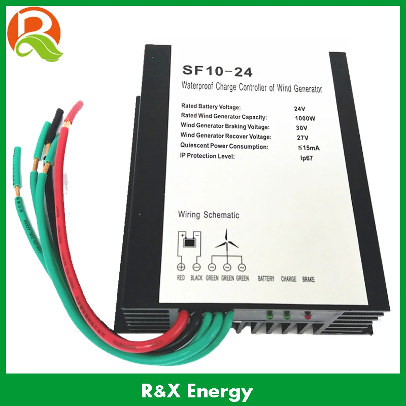 1kw wind turbine generator regulator 24V/48V optional battery charge controller for 1kw wind generator waterproof IP67
1kw wind turbine generator regulator 24V/48V optional battery charge controller for 1kw wind generator waterproof IP67