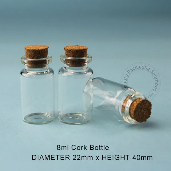 100pcs/Lot Promotion 8ml Glass Cork Bottle Sample Vial 4/15OZ Mini Gift Vial Small Jar Container Wishing Cork Stopper Packaging
100pcs/Lot Promotion 8ml Glass Cork Bottle Sample Vial 4/15OZ Mini Gift Vial Small Jar Container Wishing Cork Stopper Packaging