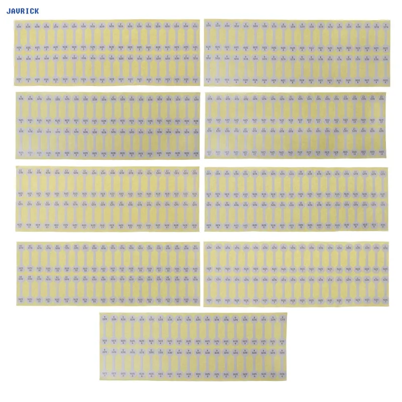 JAVRICK 100Pcs White Paper Jewelry Sticker Ring Size Tag Labels Jewelry Display Cards
JAVRICK 100Pcs White Paper Jewelry Sticker Ring Size Tag Labels Jewelry Display Cards