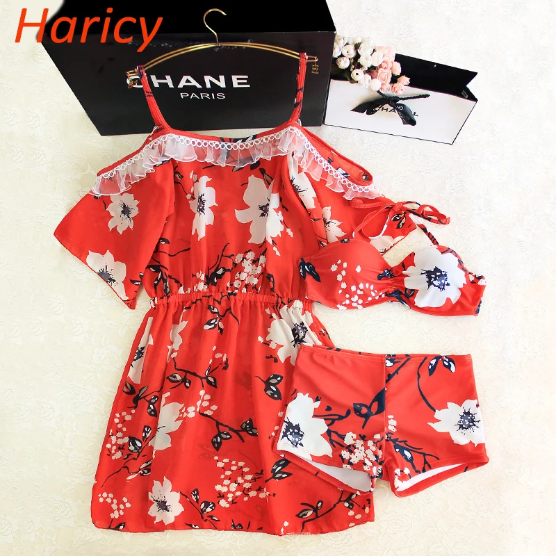 Red Floral Bikini Set Swimsuit Swimwear Women Sexy Push Up Bandage Swimming Bathing Suit Beachwear Brazilian Halter Bikini 2018
Red Floral Bikini Set Swimsuit Swimwear Women Sexy Push Up Bandage Swimming Bathing Suit Beachwear Brazilian Halter Bikini 2018