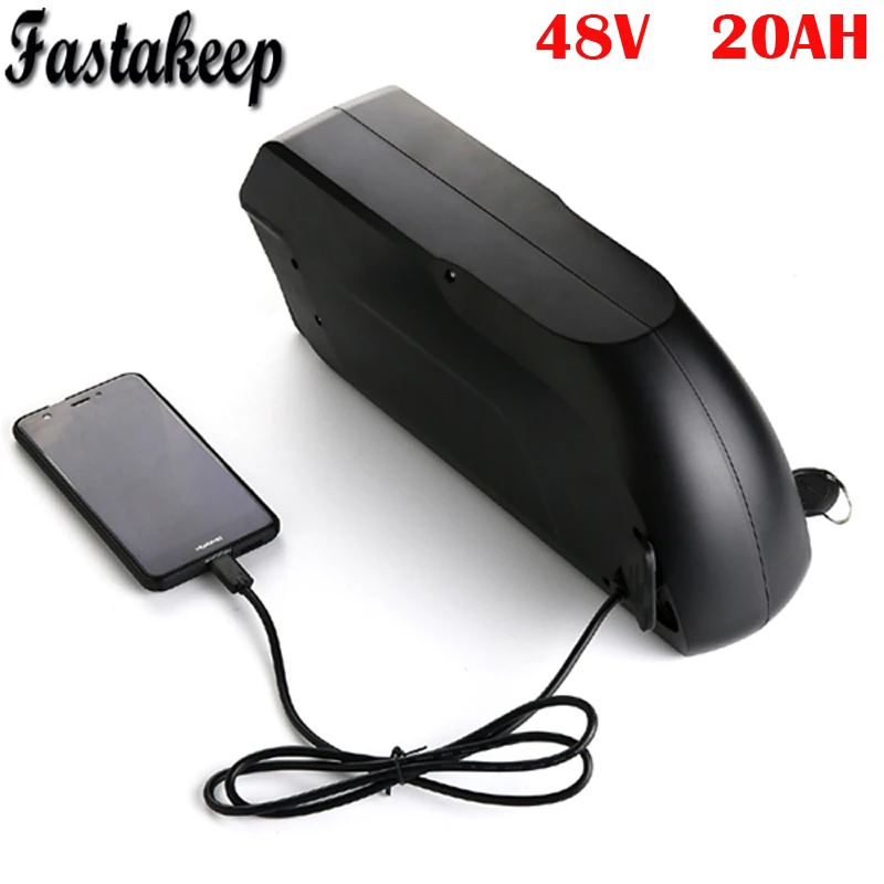 TigerShark lithium ion battery pack 48V 20Ah Electric Bike battery with USB fit for 48v 1000W Bafang motor kit For Sanyo Cell
TigerShark lithium ion battery pack 48V 20Ah Electric Bike battery with USB fit for 48v 1000W Bafang motor kit For Sanyo Cell