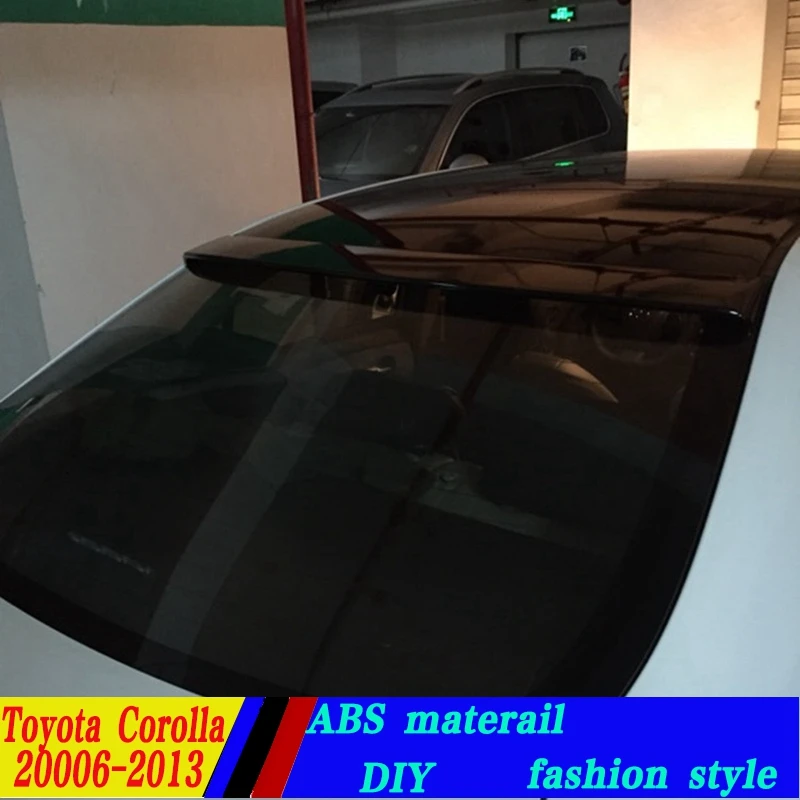 use for toyota corolla altis roof spoiler 2006-2013 corolla alti roof spoiler High Quality ABS Material Car Rear Wing spoiler 
use for toyota corolla altis roof spoiler 2006-2013 corolla alti roof spoiler High Quality ABS Material Car Rear Wing spoiler
