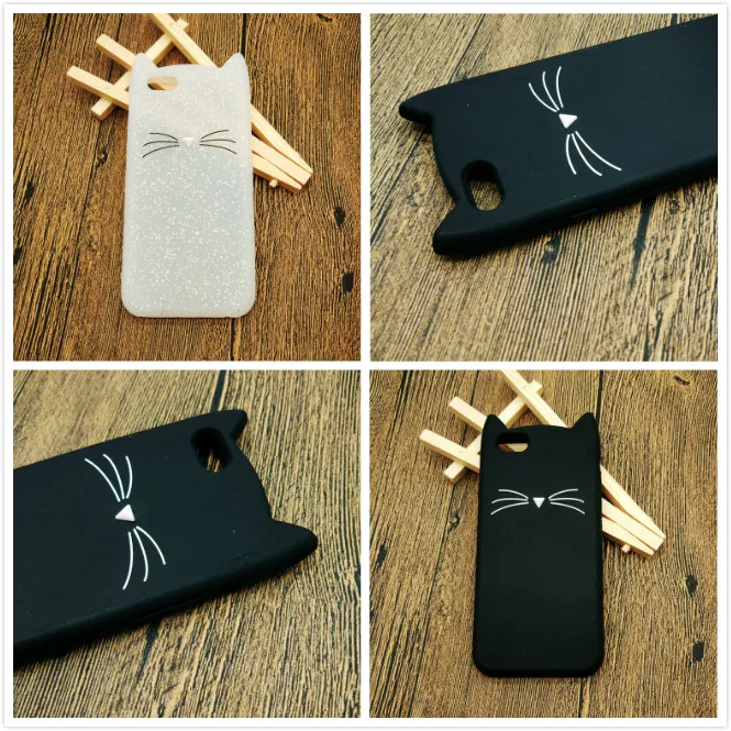 Soft Rubber Coque Back Cover For iPhone 5 6 Case 3D Cute Cartoon Black Beard Cat Ear Phone Case For iPhone 5S 6S 7 Plus Silicon
Soft Rubber Coque Back Cover For iPhone 5 6 Case 3D Cute Cartoon Black Beard Cat Ear Phone Case For iPhone 5S 6S 7 Plus Silicon