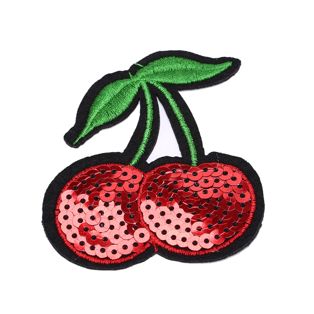 1pc Lovely Red Cherry Embroidery Patch DIY Clothes Sequins Iron-on Sew-on Motif Applique Children Women Clothes Sticker
1pc Lovely Red Cherry Embroidery Patch DIY Clothes Sequins Iron-on Sew-on Motif Applique Children Women Clothes Sticker