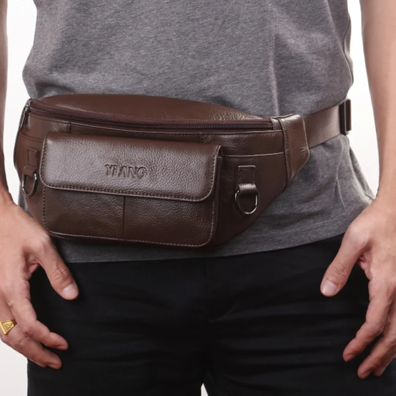 Men Genuine Leather Waist Chest Bags Pouch Shoulder Messenger Bag High Quality Real Cowhide Casual Hip Bum Belt Fanny Pack New
Men Genuine Leather Waist Chest Bags Pouch Shoulder Messenger Bag High Quality Real Cowhide Casual Hip Bum Belt Fanny Pack New