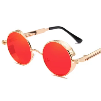 2018 New Round Metal Sunglasses Steampunk Men Women Fashion Glasses Women Brand Designer Vintage Fashion Sunglasses UV400
2018 New Round Metal Sunglasses Steampunk Men Women Fashion Glasses Women Brand Designer Vintage Fashion Sunglasses UV400