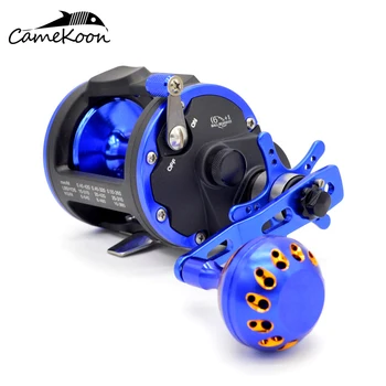 CAMEKOON Level Wind Trolling Reel 4.:1/5.1:1 Gear Ratio 15KG Max Drag Powerful Saltwater Star Drag Fishing Reel
CAMEKOON Level Wind Trolling Reel 4.:1/5.1:1 Gear Ratio 15KG Max Drag Powerful Saltwater Star Drag Fishing Reel