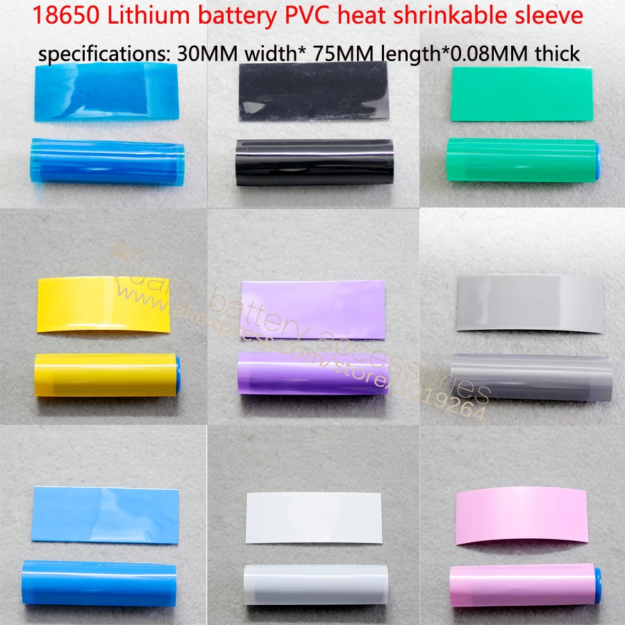 18650 Lithium Battery Package Casing Bright Transparent Color Heat Shrinkable Pack Skin Pvc Thermal Film
18650 Lithium Battery Package Casing Bright Transparent Color Heat Shrinkable Pack Skin Pvc Thermal Film
