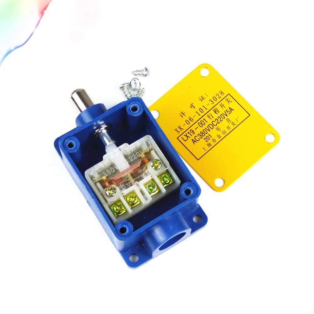 Lx19-001 travel switch limit switch plastic base self-reset one open one close electric brake
Lx19-001 travel switch limit switch plastic base self-reset one open one close electric brake