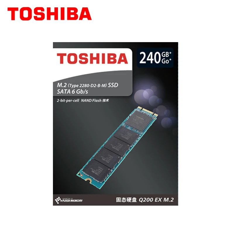 TOSHIBA M.2 2280 240GB NGFF SSD Disk 240 Gb Internal Solid State Drive SATA 6Gb/s 550MB/S for Laptop Desktop PC | Компьютеры и офис