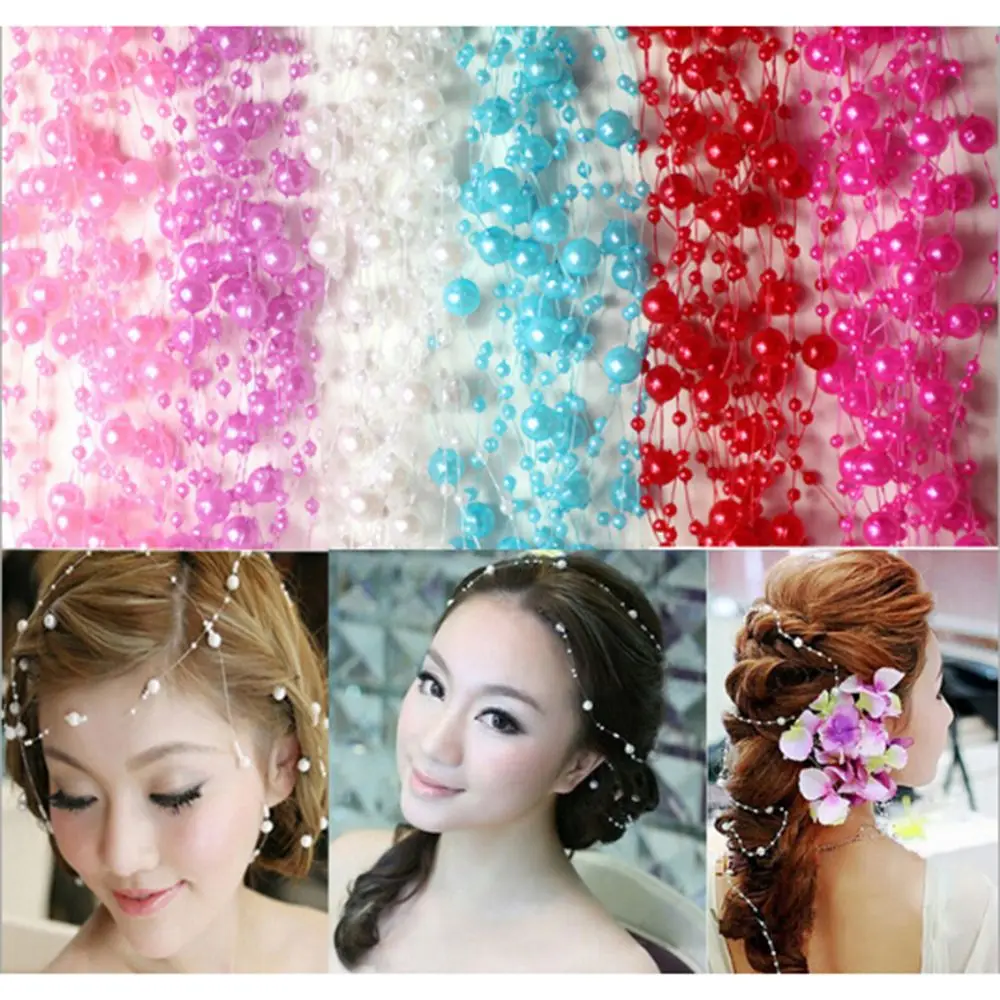 1.3 Meters Fishing Line Artificial Pearls Beads Chain Garland Flowers DIY Wedding Party House Decoration
1.3 Meters Fishing Line Artificial Pearls Beads Chain Garland Flowers DIY Wedding Party House Decoration