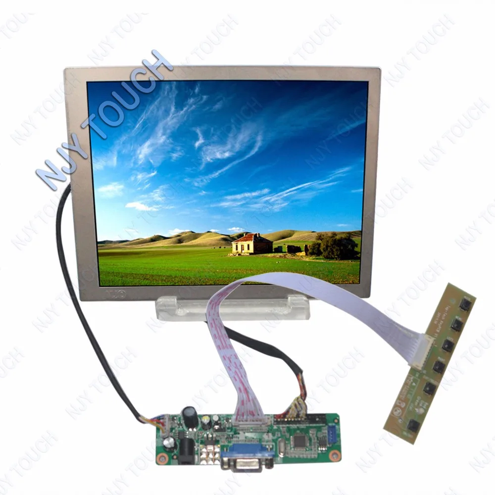 VGA LVDS LCD плата контроллера DIY kit Plus 6 5 дюймов TFT AUO G065VN01 V2 640x480 20pin ЖК-экран |