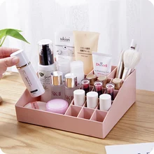 تخزين مربع منفصلة تصميم البلاستيك التجميل المنظم الإبداعية سطح المكتب خلع الملابس الجدول تخزين مربع العناية بالبشرة مربع مستحضرات التجميل ...(China)