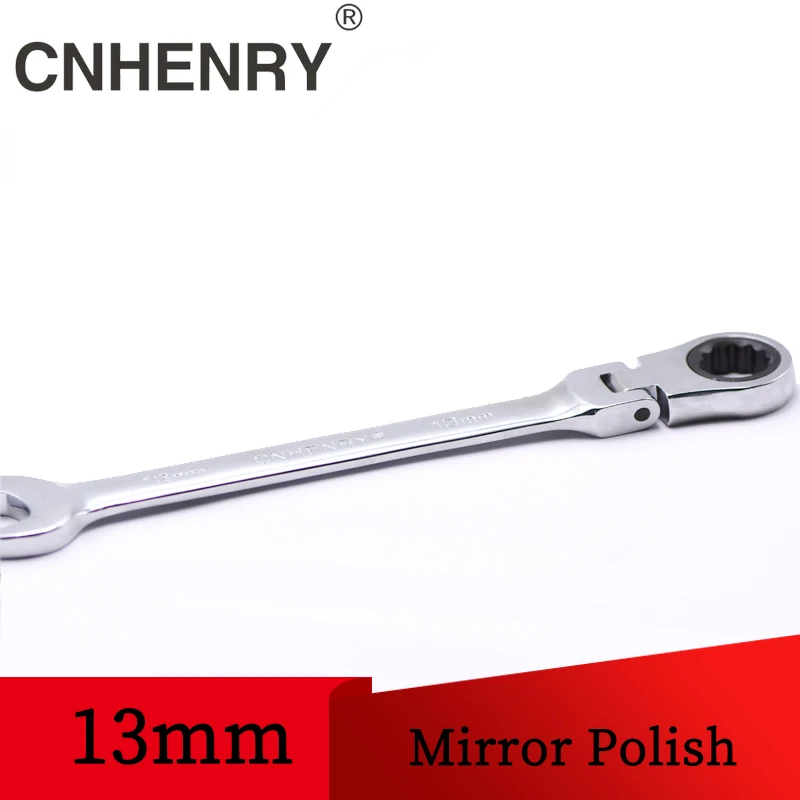 13mm Flexible Head Ratchet Wrench Key Ratchet Spanner Chromed Wrench Universal Key Hand Tools for Car Repair Tools
13mm Flexible Head Ratchet Wrench Key Ratchet Spanner Chromed Wrench Universal Key Hand Tools for Car Repair Tools
