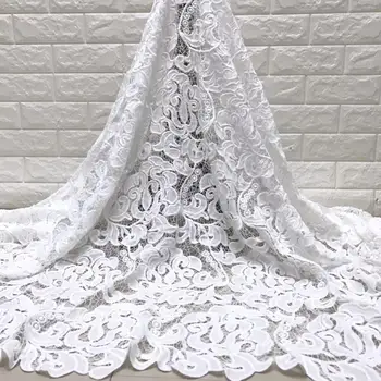 African White Cotton Lace Fabric Guipure Lace Fabric High Quality Nigerian Cord Lace Fabric For Wedding JYJUN162
African White Cotton Lace Fabric Guipure Lace Fabric High Quality Nigerian Cord Lace Fabric For Wedding JYJUN162