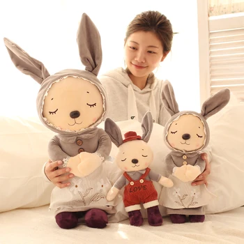 Candice guo plush toy stuffed doll cartoon animal British style countryside dress rabbit bunny couple baby kid birthday gift 1pc
Candice guo plush toy stuffed doll cartoon animal British style countryside dress rabbit bunny couple baby kid birthday gift 1pc