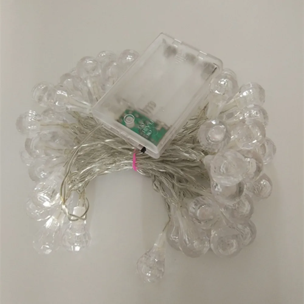 battery raindrop lights