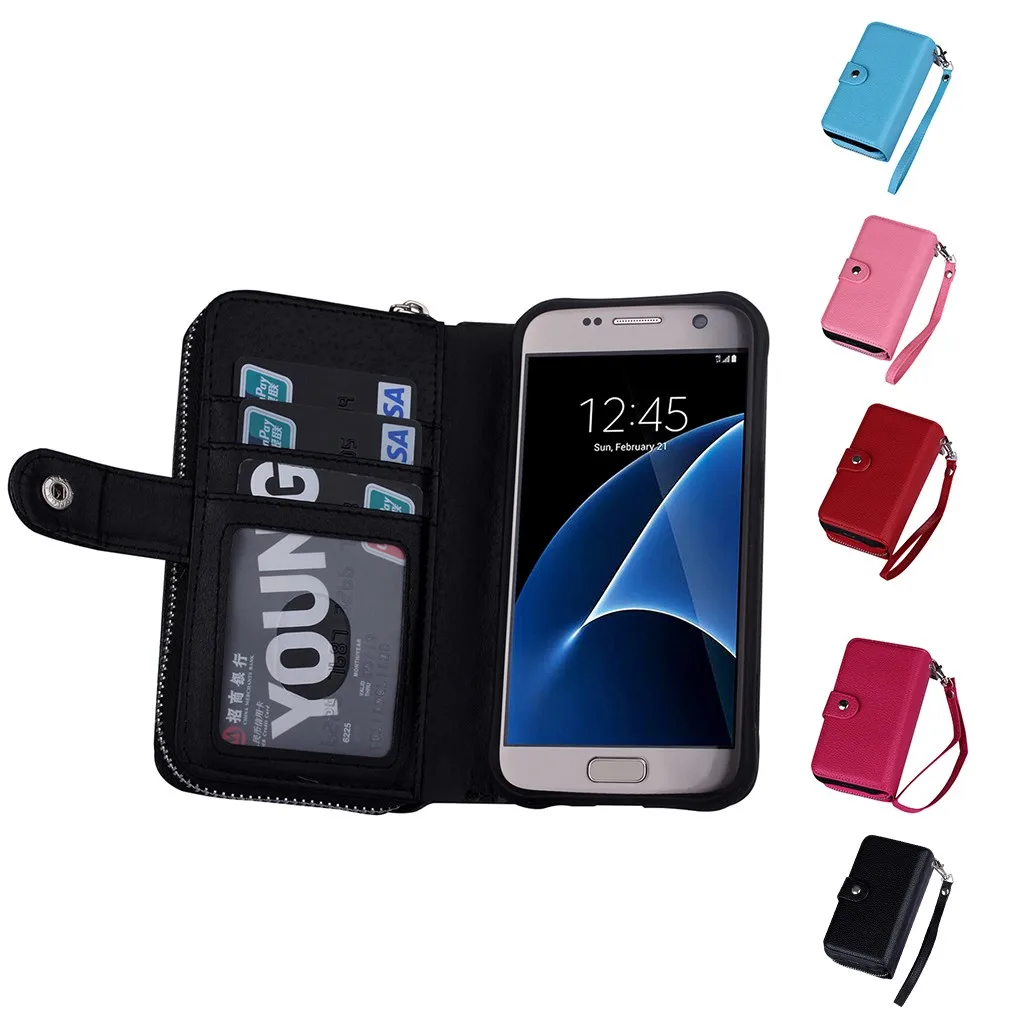 Leather Case Litchi Grain Series Convenient Phone Case Mobile Phone Cover For Samsung S7 edge Multi Card Holders Phone Cases
Leather Case Litchi Grain Series Convenient Phone Case Mobile Phone Cover For Samsung S7 edge Multi Card Holders Phone Cases