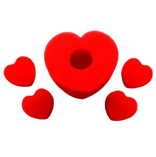 Sponge Hearts Magic Classical Comedy close-up stage card magic trick / wholesale 1set= one big heart + four small heart YH1073
Sponge Hearts Magic Classical Comedy close-up stage card magic trick / wholesale 1set= one big heart + four small heart YH1073