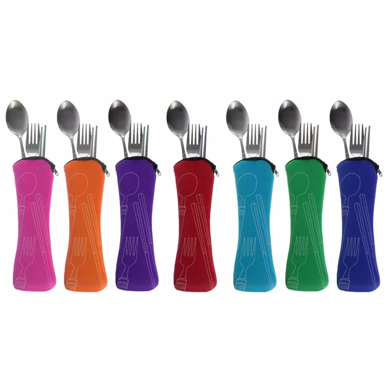 3Pcs Stainless Steel Portable Tableware Dinnerware Travel Camping Cutlery Set Fork poon Tableware Set Picnic Tool fkk2
3Pcs Stainless Steel Portable Tableware Dinnerware Travel Camping Cutlery Set Fork poon Tableware Set Picnic Tool fkk2