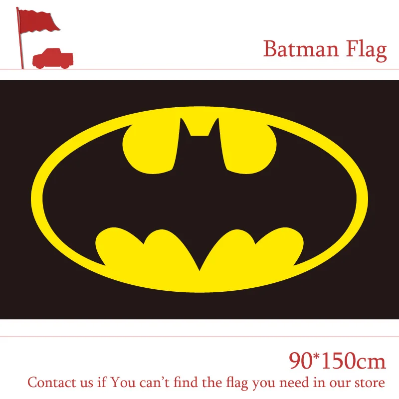Free shipping 3x5ft Batman Flag 90x150cm Hanging Banner Funs Birthday Gift Party Home
Free shipping 3x5ft Batman Flag 90x150cm Hanging Banner Funs Birthday Gift Party Home