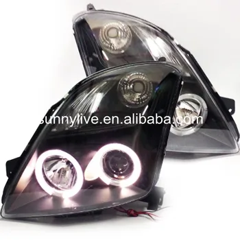 For SUZUKI for SWIFT LED Head Lamp Angel Eyes 2006 to 2010 year Black housing SN
For SUZUKI for SWIFT LED Head Lamp Angel Eyes 2006 to 2010 year Black housing SN