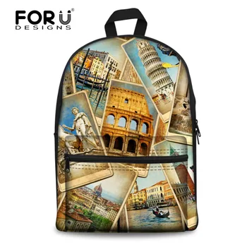FORUDESIGNS Hot Sale Travel Backpack Women Fashion Eiffel Tower Prints School Bagpack Bags for Teenage Student Laptop Bags Kids
FORUDESIGNS Hot Sale Travel Backpack Women Fashion Eiffel Tower Prints School Bagpack Bags for Teenage Student Laptop Bags Kids