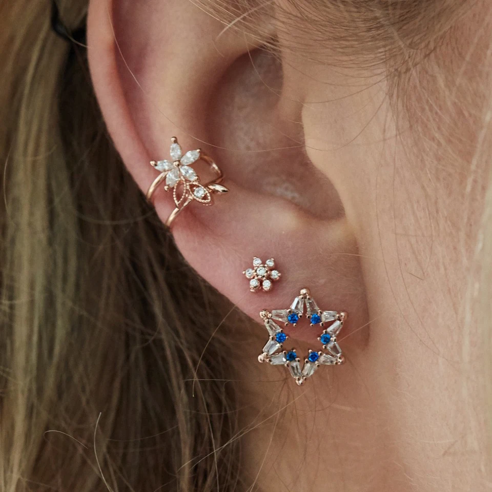 100% 925 sterling silver women delicate cute flower shape ear cuff clip no pierced earring for lovely girl fashion charm jewelry
100% 925 sterling silver women delicate cute flower shape ear cuff clip no pierced earring for lovely girl fashion charm jewelry